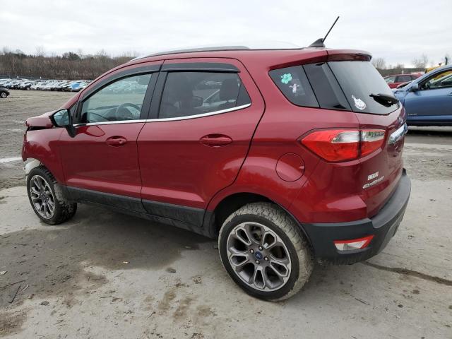 MAJ6S3KL7LC390438 - 2020 FORD ECOSPORT T RED photo 2