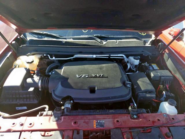 1GCGSCEN0K1144787 - 2019 CHEVROLET COLORADO L RED photo 7