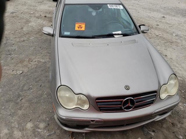 WDBRF40J05F685870 - 2005 MERCEDES-BENZ C 230K SPO GRAY photo 5