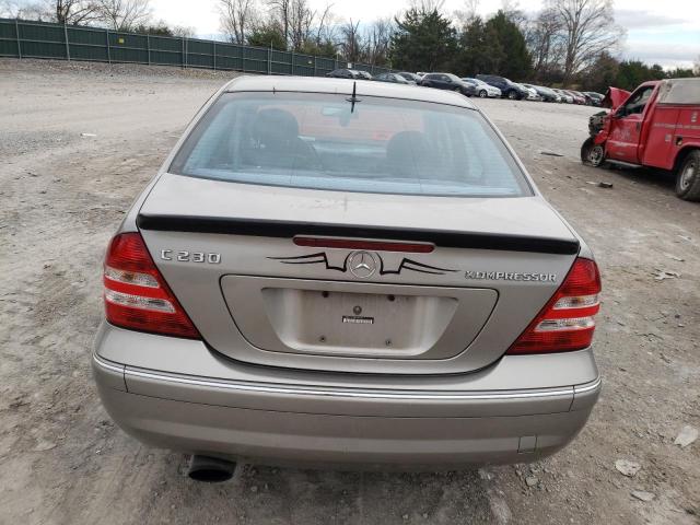 WDBRF40J05F685870 - 2005 MERCEDES-BENZ C 230K SPO GRAY photo 6