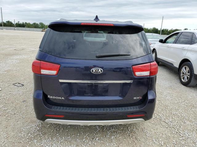 KNDME5C10J6350537 - 2018 KIA SEDONA SXL BLUE photo 6