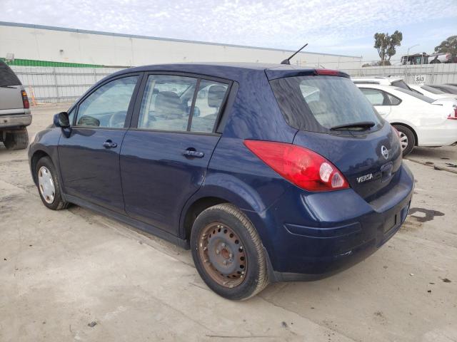 3N1BC13E18L363583 - 2008 NISSAN VERSA BLUE photo 2