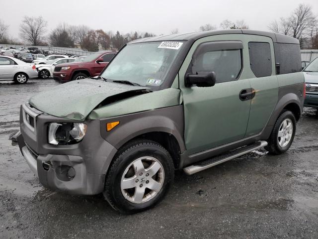 5J6YH28583L044994 - 2003 HONDA ELEMENT EX GREEN photo 1