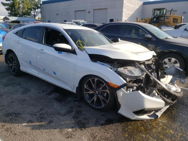 2HGFC2F84LH601276 - 2020 HONDA CIVIC SPOR 白色 照片 4