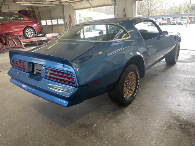 2W87Z8L108610 - 1978 PONTIAC TRANS AM BLUE photo 3