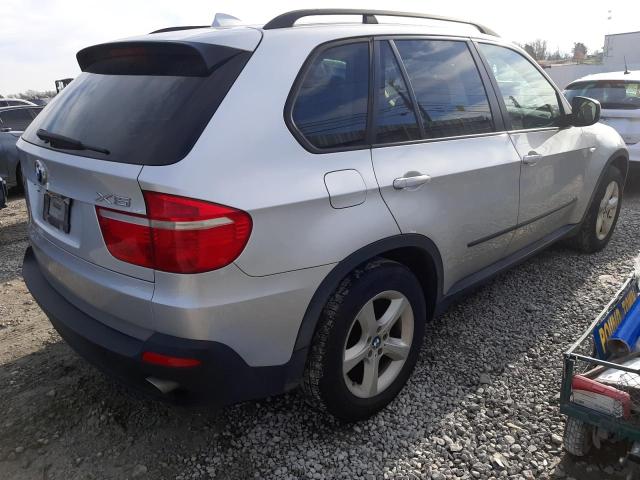 5UXFE43558L006976 - 2008 BMW X5 3.0I SILVER photo 3