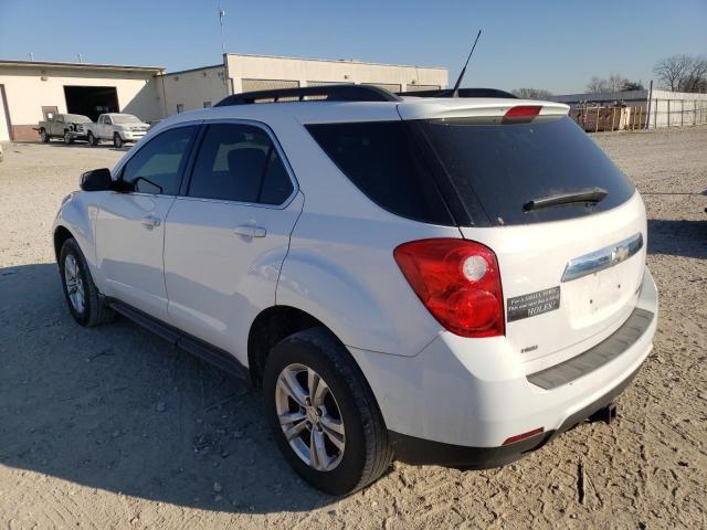 2CNFLEEW5A6322164 - 2010 CHEVROLET EQUINOX LT WHITE photo 2