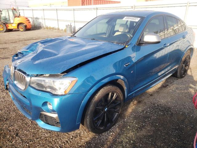 5UXXW7C56J0W64106 - 2018 BMW X4 XDRIVEM BLUE photo 1