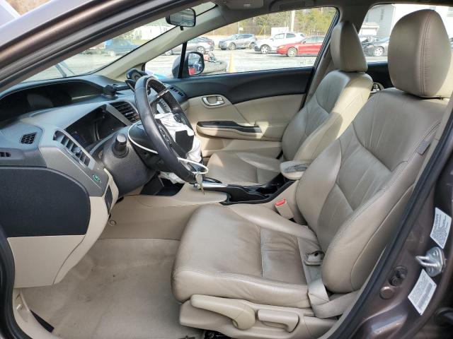 2HGFB2F96CH505614 - 2012 HONDA CIVIC EXL Qəhvəyi foto 7