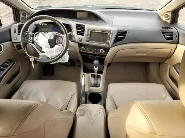 2HGFB2F96CH505614 - 2012 HONDA CIVIC EXL Qəhvəyi foto 8