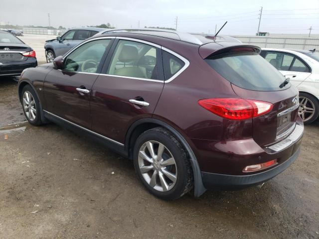 JN1BJ0HP4FM731008 - 2015 INFINITI QX50 MAROON photo 2