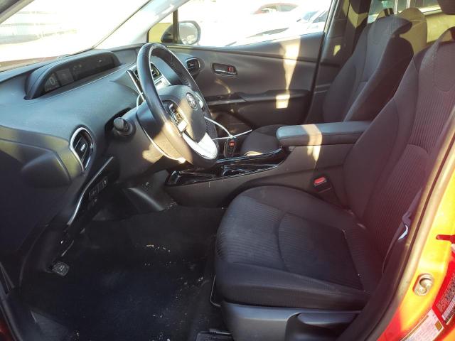 JTDKARFP2H3019593 - 2017 TOYOTA PRIUS PRIM RED photo 7