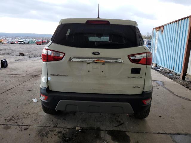 MAJ6S3KL3KC285913 - 2019 FORD ECOSPORT T WHITE photo 6