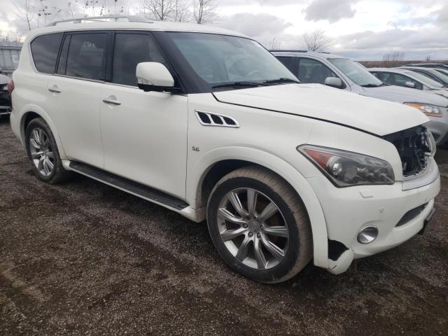 JN8AZ2NCXE9353183 - 2014 INFINITI QX80 WHITE photo 4