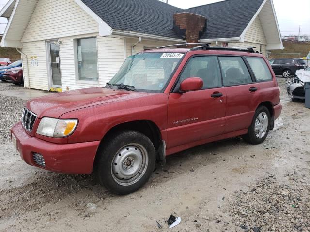 JF1SF65531H720531 - 2001 SUBARU FORESTER S RED photo 1
