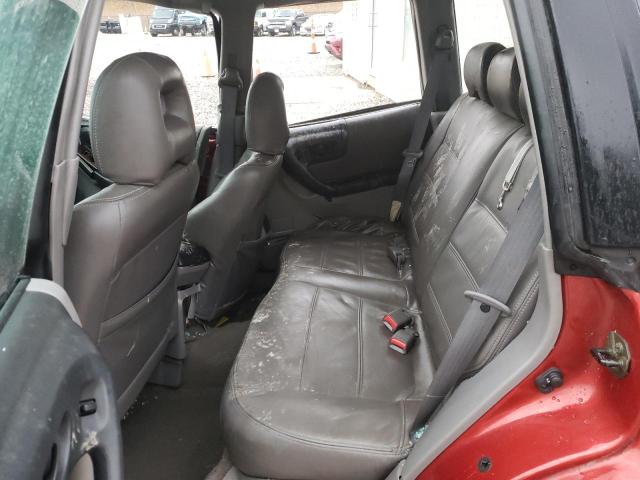 JF1SF65531H720531 - 2001 SUBARU FORESTER S RED photo 10