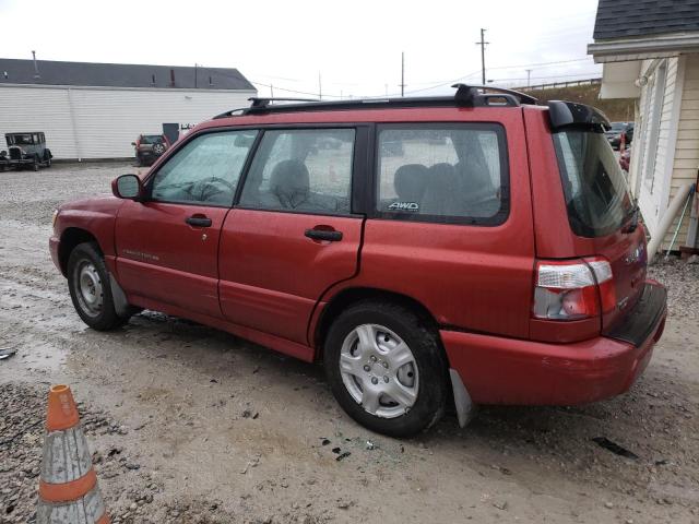 JF1SF65531H720531 - 2001 SUBARU FORESTER S RED photo 2