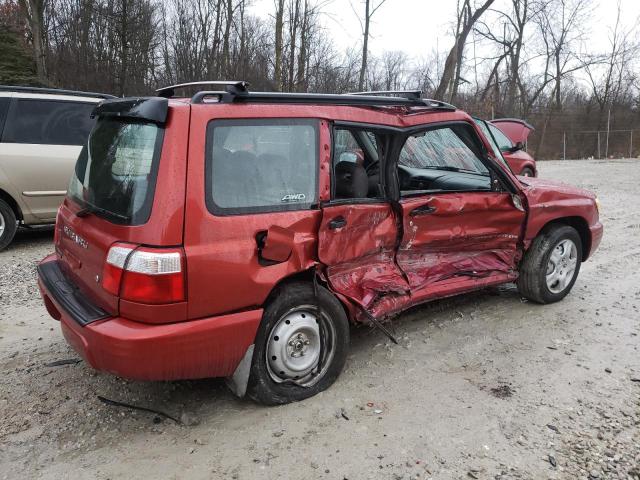 JF1SF65531H720531 - 2001 SUBARU FORESTER S RED photo 3
