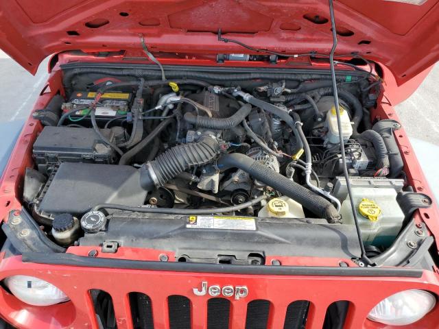 1J4AA2D18AL212722 - 2010 JEEP WRANGLER S RED photo 11