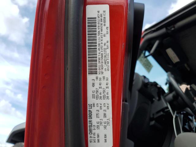 1J4AA2D18AL212722 - 2010 JEEP WRANGLER S RED photo 12
