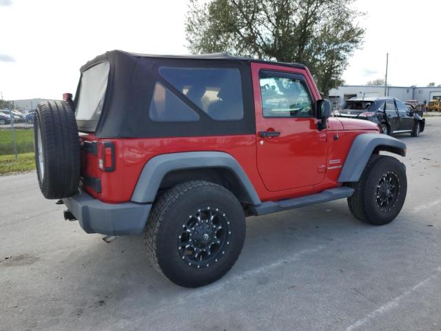 1J4AA2D18AL212722 - 2010 JEEP WRANGLER S RED photo 3