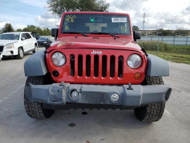1J4AA2D18AL212722 - 2010 JEEP WRANGLER S RED photo 5