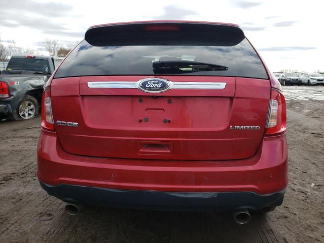 2FMDK3KC8CBA40717 - 2012 FORD EDGE LIMIT RED photo 6