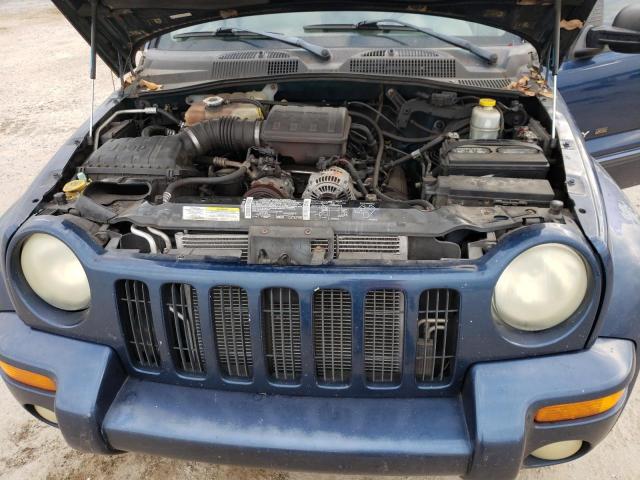 1J4GL58K13W582744 - 2003 JEEP LIBERTY LI BLUE photo 12