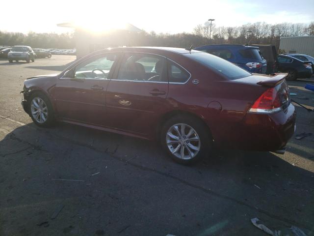 2G1WC57M191301765 - 2009 CHEVROLET IMPALA 2LT MAROON photo 2