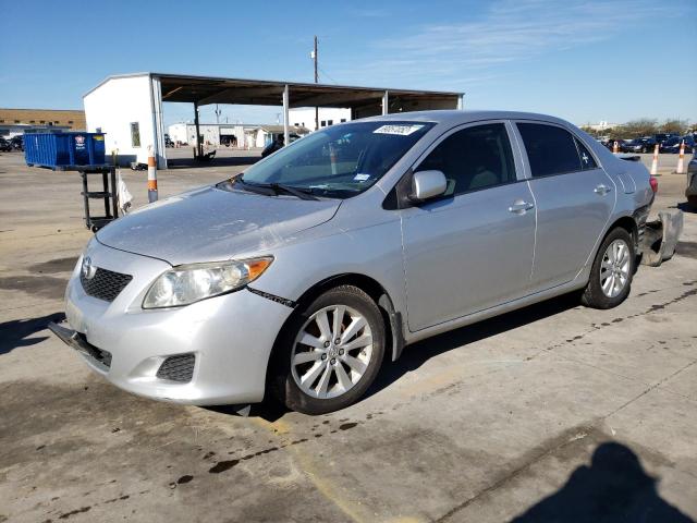 1NXBU40E19Z122285 - 2009 TOYOTA CAROLLA SILVER photo 1