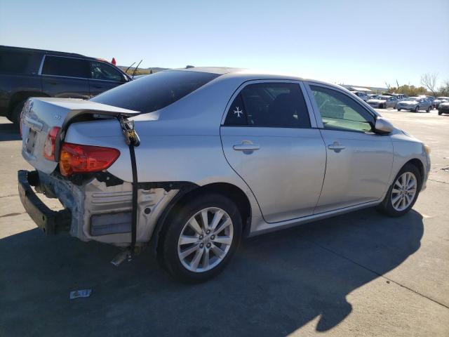 1NXBU40E19Z122285 - 2009 TOYOTA CAROLLA SILVER photo 3