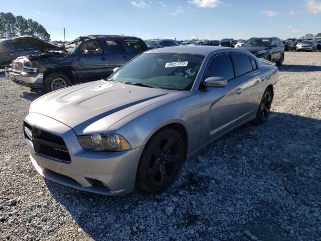 2C3CDXCT2DH614635 - 2013 DODGE CHARGER R/ GRAY photo 1