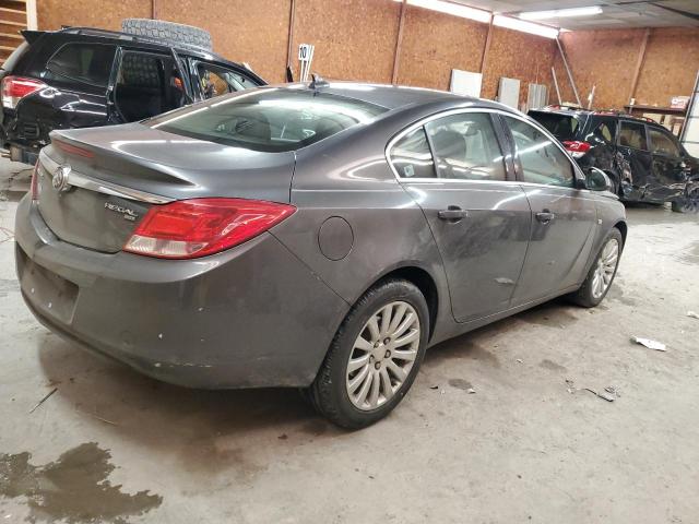 W04GN5EC3B1025675 - 2011 BUICK REGAL CXL GRAY photo 3