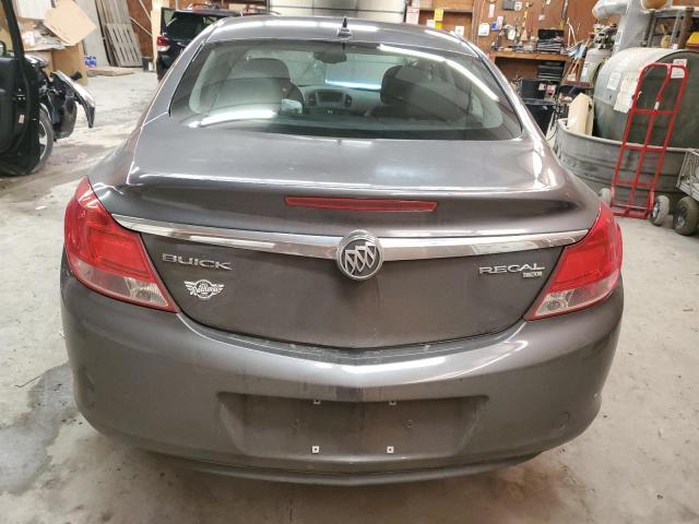 W04GN5EC3B1025675 - 2011 BUICK REGAL CXL GRAY photo 6