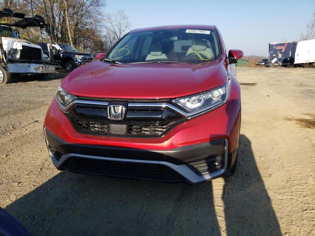 7FARW1H81ME007363 - 2021 HONDA CR-V EXL RED photo 5