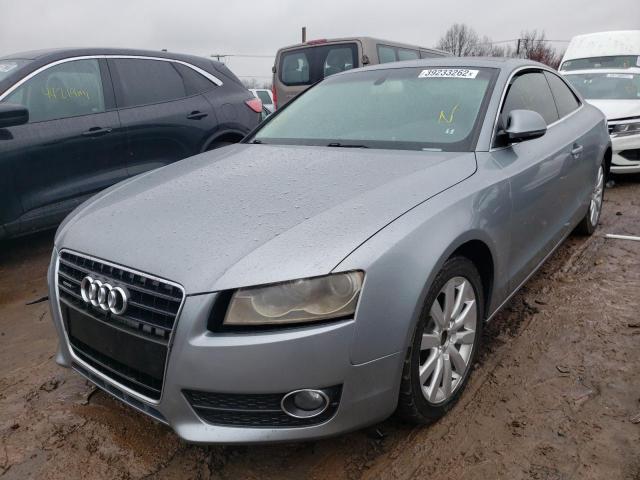 WAUDK78T49A028570 - 2009 AUDI A5 QUATTRO GRAY photo 2