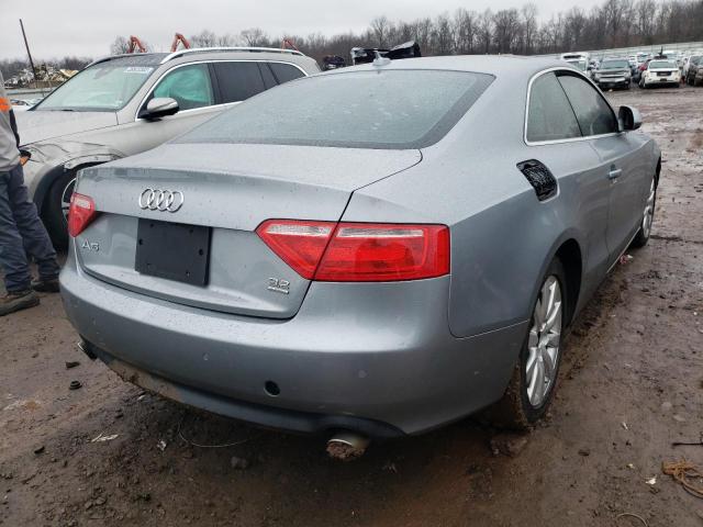 WAUDK78T49A028570 - 2009 AUDI A5 QUATTRO GRAY photo 4