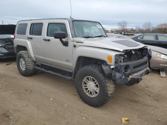 5GTEN13E188198839 - 2008 HUMMER H3 BEIGE photo 4