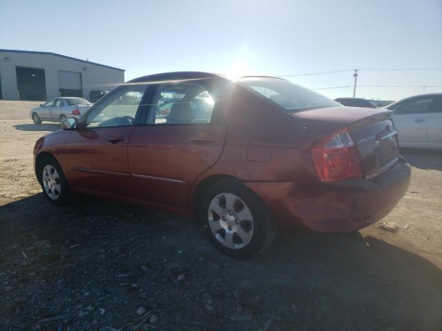 KNAFE121145012302 - 2004 KIA SPECTRA LX BURGUNDY photo 2