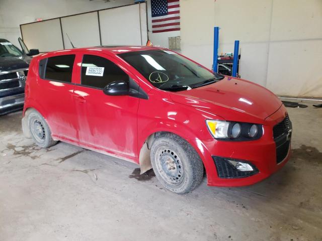 1G1JH6SB9D4176177 - 2013 CHEVROLET SONIC RS RED photo 4