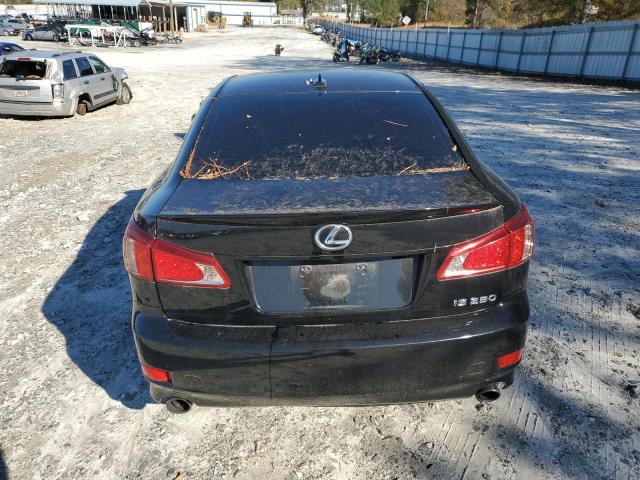 JTHBF5C26C5157734 - 2012 LEXUS IS 250 BLACK photo 6