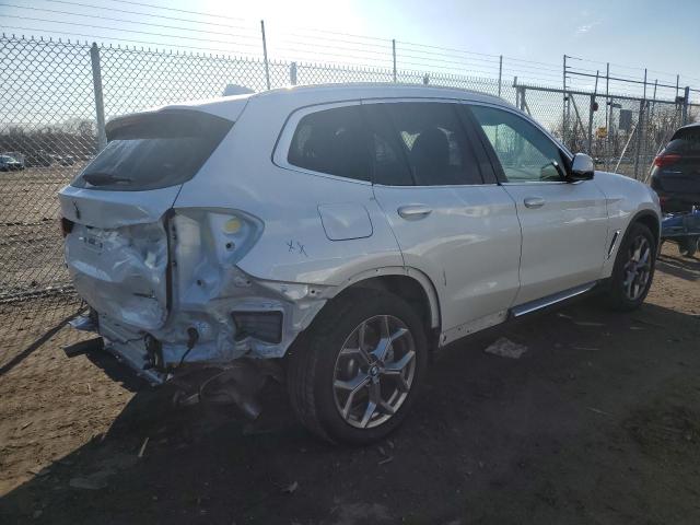 5UXTY5C05L9B77269 - 2020 BMW X3 XDRIVE3 WHITE photo 3