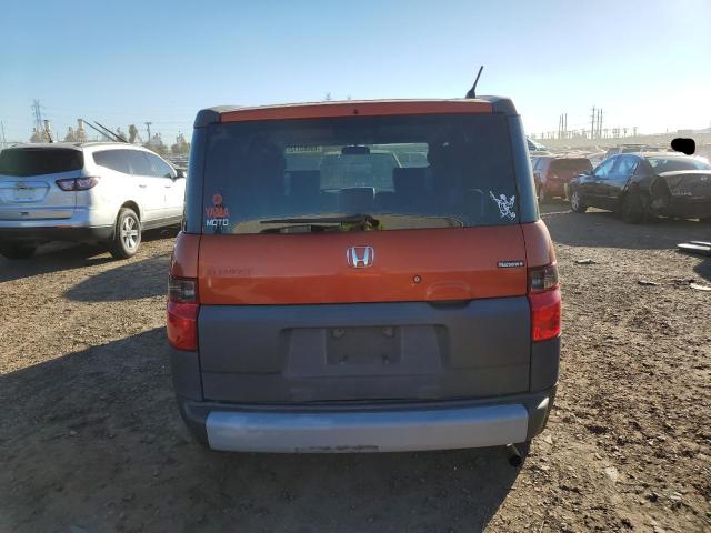 5J6YH18553L008464 - 2003 HONDA ELEMENT EX ORANGE photo 6