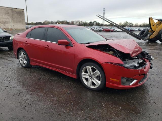 3FAHP0KC8BR248978 - 2011 FORD FUSION SPO RED photo 4