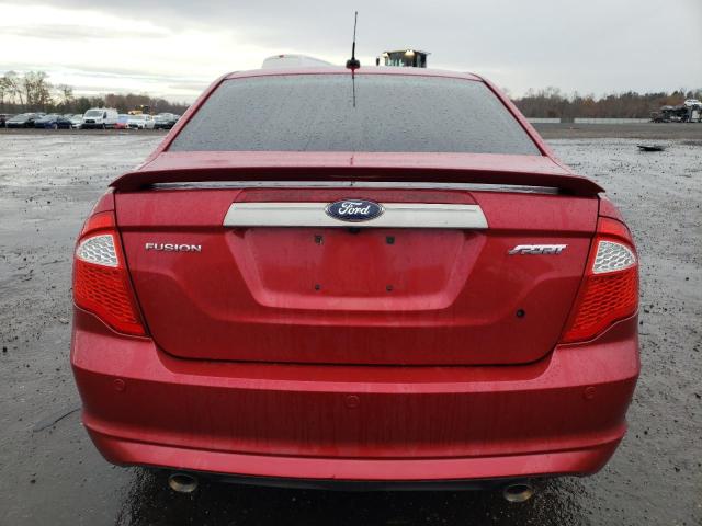 3FAHP0KC8BR248978 - 2011 FORD FUSION SPO RED photo 6