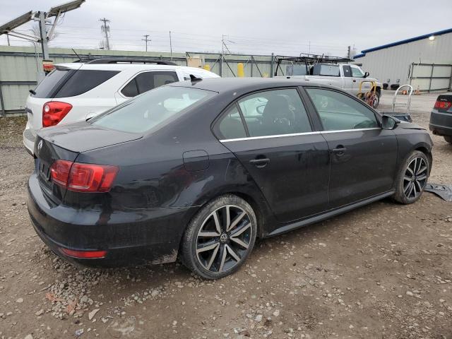 3VW4T7AJ4EM380969 - 2014 VOLKSWAGEN JETTA GLI BLACK photo 3