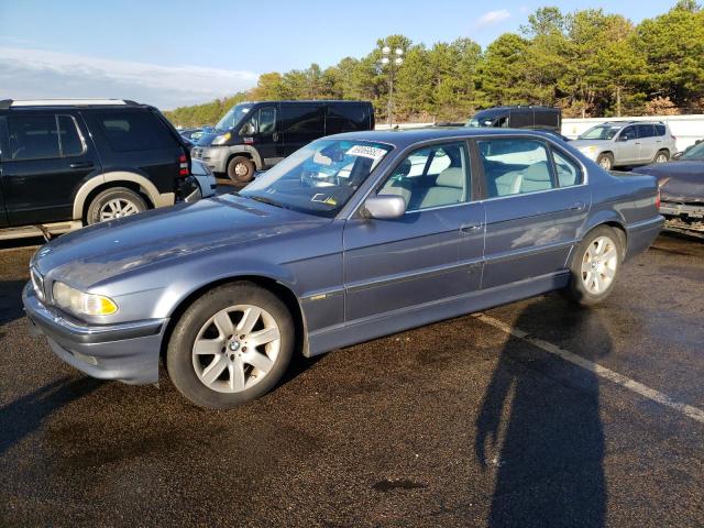 WBAGH83431DP27256 - 2001 BMW 7 SERIES BLUE photo 1