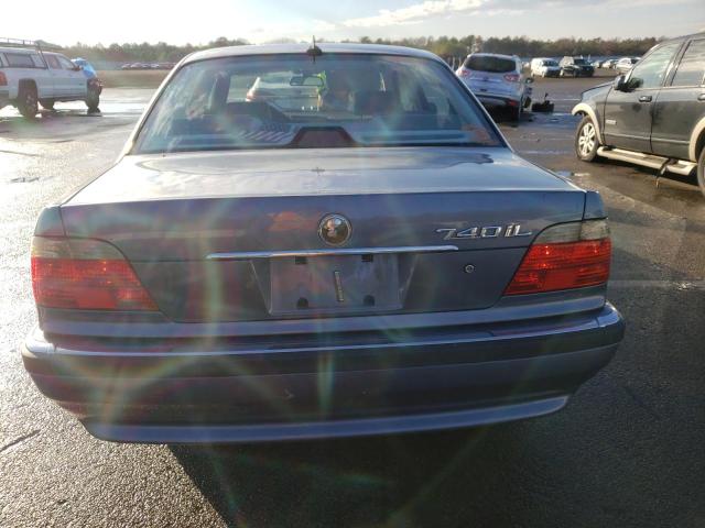 WBAGH83431DP27256 - 2001 BMW 7 SERIES BLUE photo 6