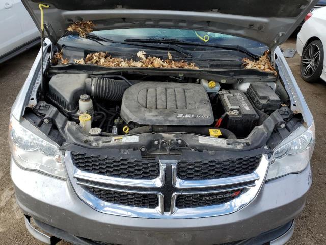 2C4RDGBG5FR623921 - 2015 DODGE GRAND CARA GRAY photo 12