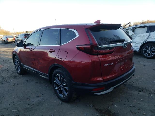 2HKRW1H8XMH409122 - 2021 HONDA CR-V EXL RED photo 2